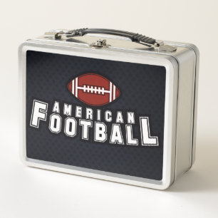 American Football Metall Brotdose