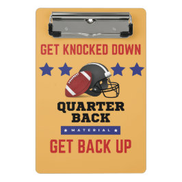 American Football Mini Klemmbrett