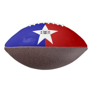 American Football mit der Fahne San Antonio