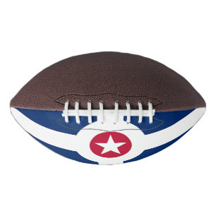 American Football mit der Flagge Indianapolis