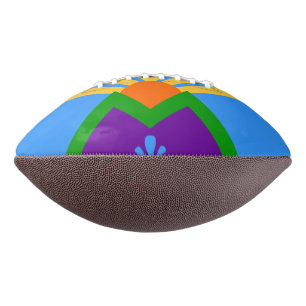 American Football mit Fahne von Manitou Springs