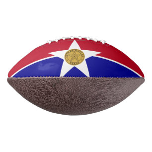 American Football mit Flagge von Dallas
