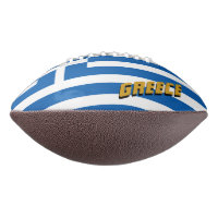American Football mit griechischer Flagge / Griech