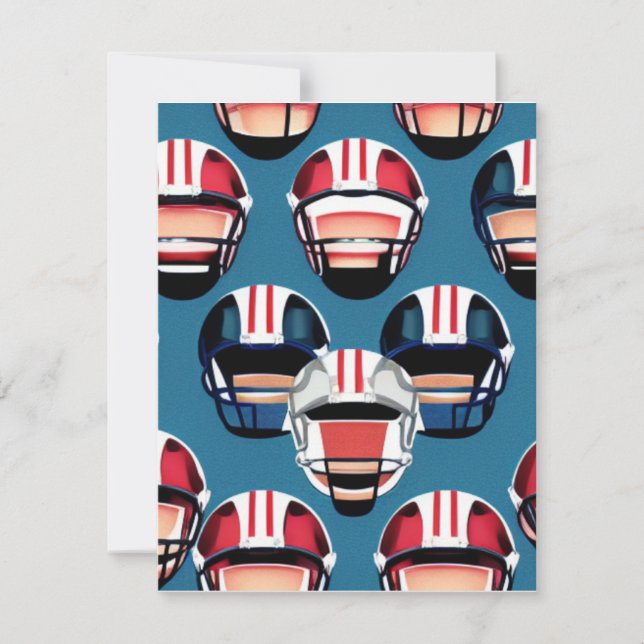 American Football Mitteilungskarte (Vorderseite)