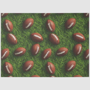 American Football Nahtloses Sportmuster Seidenpapier