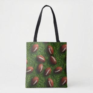 American Football Nahtloses Sportmuster Tasche