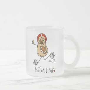 American-Football-Nuss-T-Shirts und Geschenke Mattglastasse