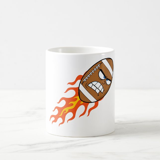 American Football on Fire Tasse (Von Creator hochgeladen)