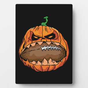 American Football on Halloween Fotoplatte