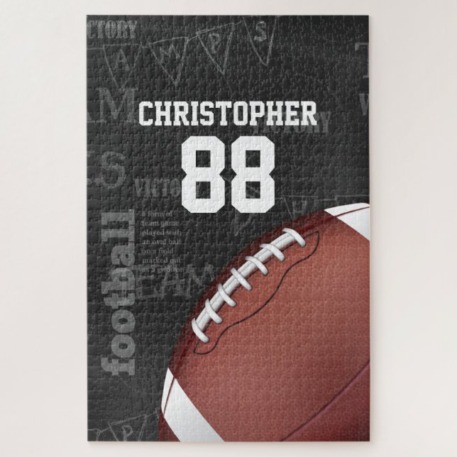 American Football - Personalisierter Fußballball (Vertikal)