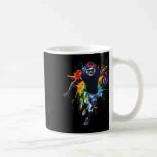 American Football Player Colorful Graphic Kaffeetasse