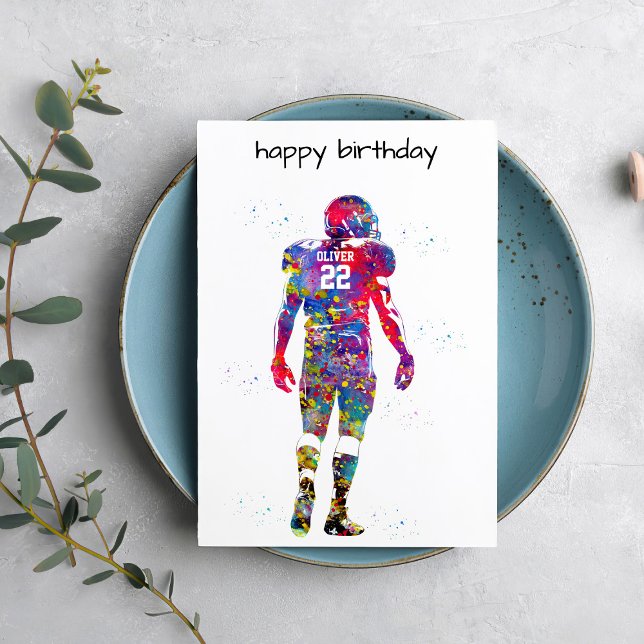 American Football Player  Karte (Von Creator hochgeladen)
