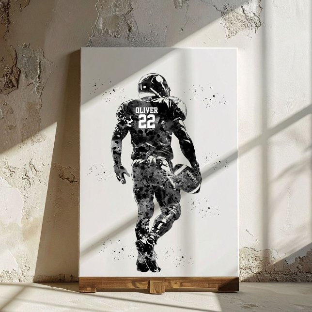 American Football Player Leinwanddruck (Von Creator hochgeladen)