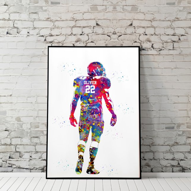 American Football Player Poster (Von Creator hochgeladen)