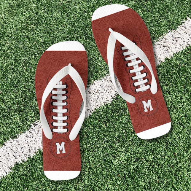 American Football Player Sports Flip Flops (Von Creator hochgeladen)