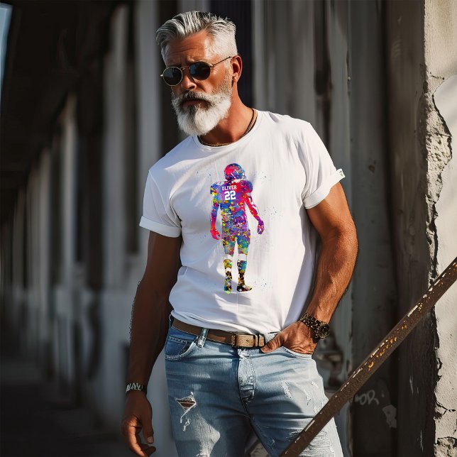 American Football Player T-Shirt (Von Creator hochgeladen)