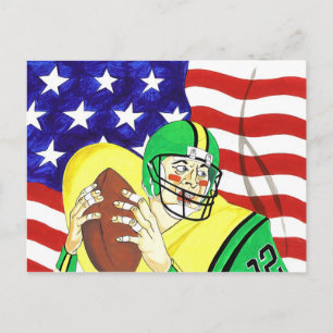 American Football Postkarte