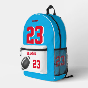 American Football Rucksack Schwarzer Himmelssack