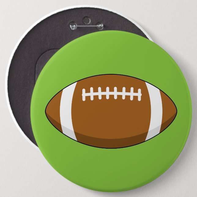 American Football Rugby Ball Button (Vorne & Hinten)