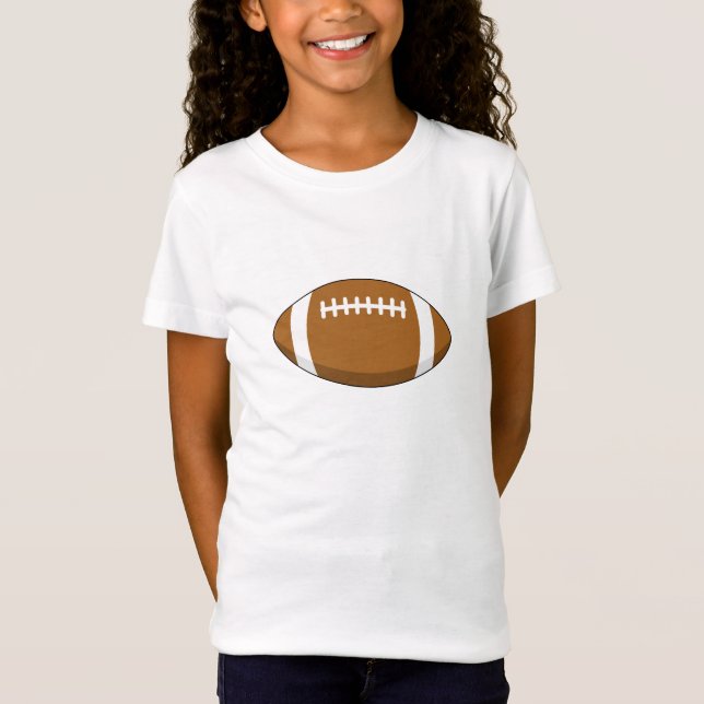 American Football Rugby Ball T-Shirt (Vorderseite)