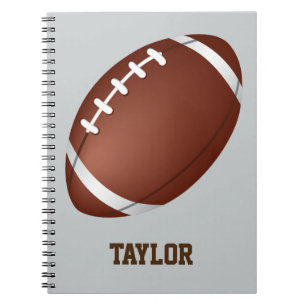 American football rugby name customize notizblock