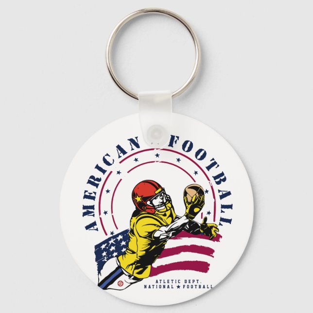 AMERICAN FOOTBALL SCHLÜSSELANHÄNGER (Vorderseite)