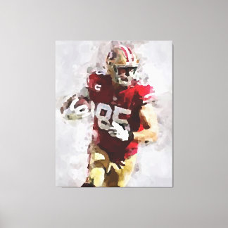American Football schönes abstraktes Retroposter Leinwanddruck