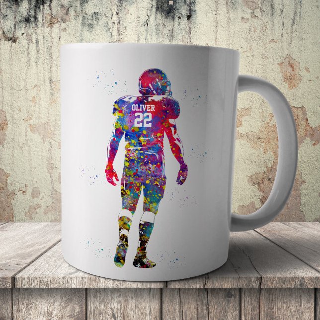 American-Football-Spieler Kaffeetasse (Von Creator hochgeladen)