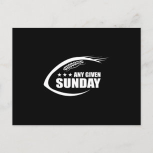 American Football Team Game Funny Sports Geschenk Postkarte