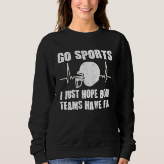 American-Football-Trainingsgeräte gehen Sport Fußb Sweatshirt
