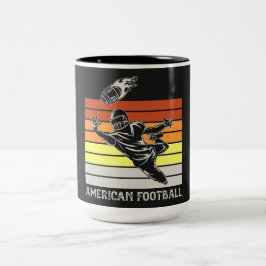 American Football Two-Tone Coffee Tasse