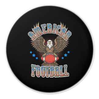 American Football USA Flag Keramikknauf