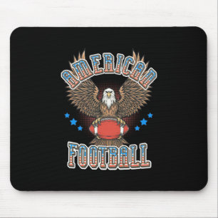American Football USA Flag Mousepad