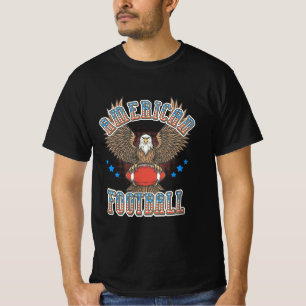 American Football USA Flag T-Shirt