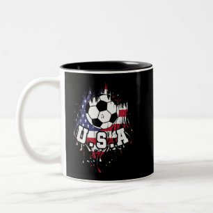 American Football USA Zweifarbige Tasse