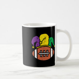 American Footbyll Rug Mardi Gras Carnival Celebrat Kaffeetasse