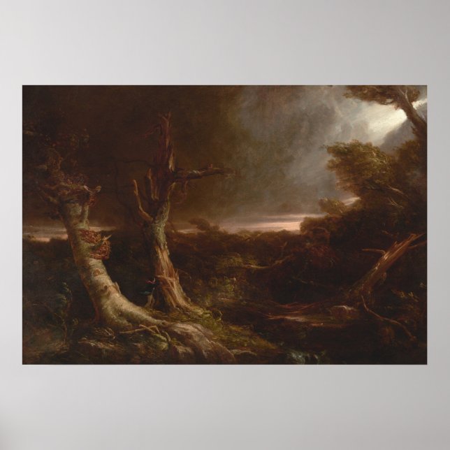 American Forest - Thomas Cole Fine Art Poster (Vorne)
