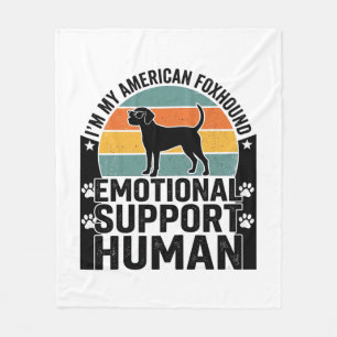 American Foxhound Emotionaler Unterstützungsmensch Fleecedecke
