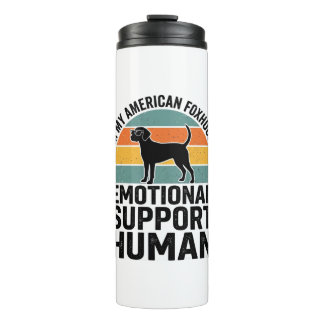 American Foxhound Emotionaler Unterstützungsmensch Thermosbecher