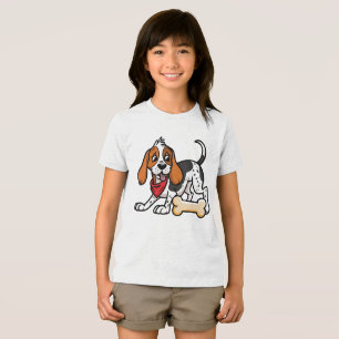 American Foxhound - Knochen im Kopf Tri-Blend Shirt