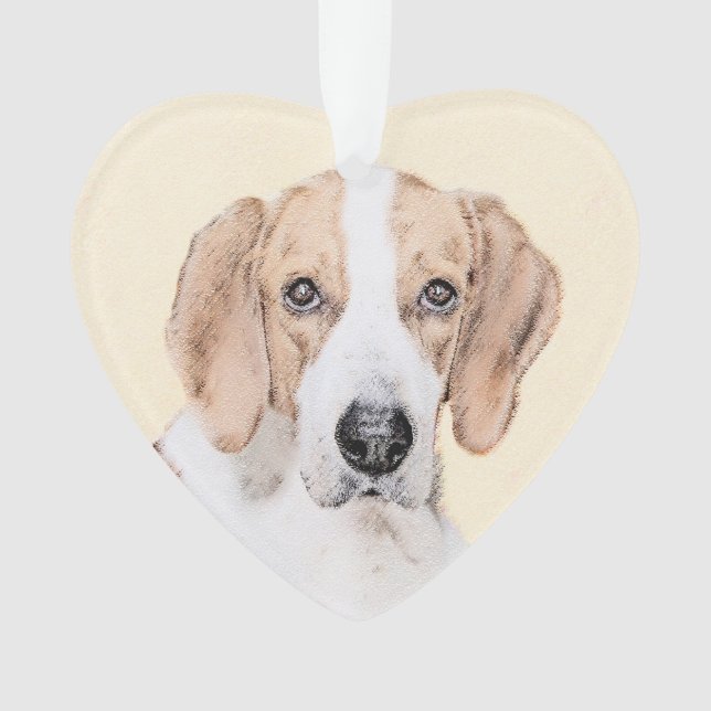 American Foxhound Painting - Joli art original chi (devant)