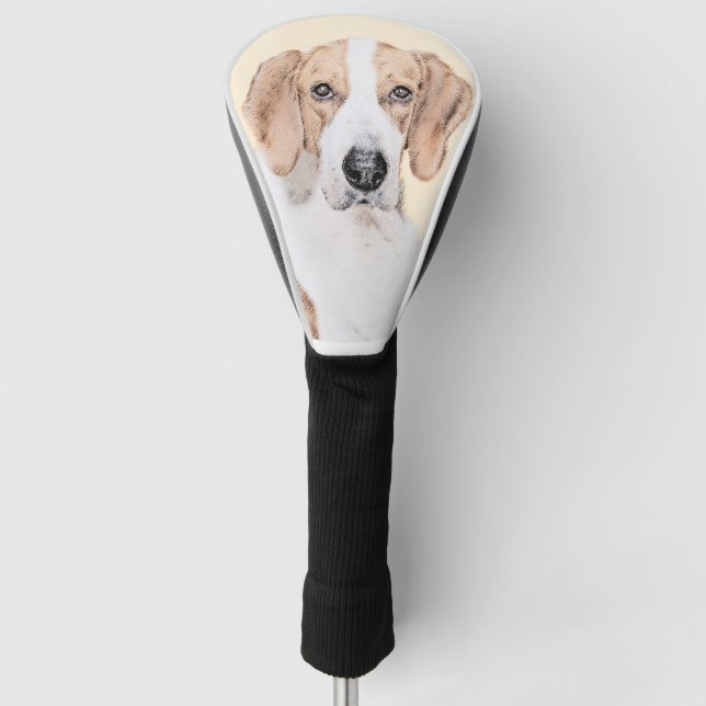 American Foxhound Painting - Niedliche Original Do Golf Headcover (Vorderseite)
