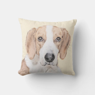 American Foxhound Painting - Niedliche Original Do Kissen