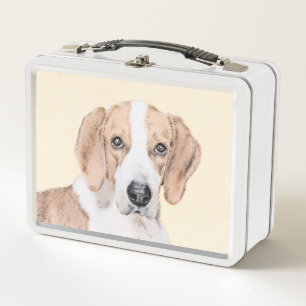 American Foxhound Painting - Niedliche Original Do Metall Brotdose