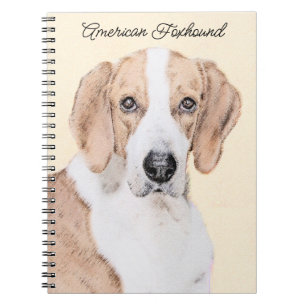 American Foxhound Painting - Niedliche Original Do Notizblock