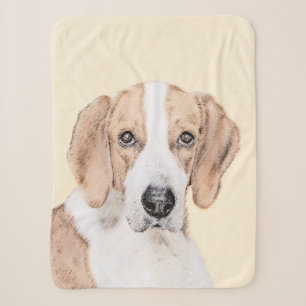 American Foxhound Painting - Niedliche Original Do Sherpadecke