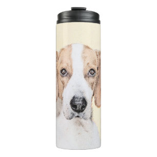 American Foxhound Painting - Niedliche Original Do Thermosbecher