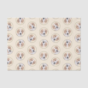 American Foxhound Red Walker Niedliche Malerei Dog Seidenpapier
