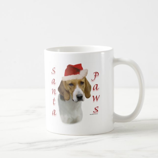 American Foxhound Santa Paws Kaffeetasse (Rechts)