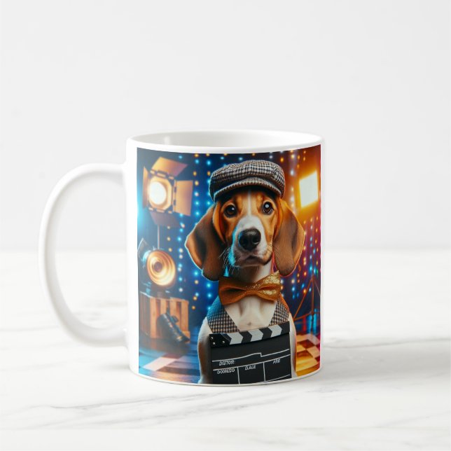 American Foxhound verkleidet als Schauspieler Blue Kaffeetasse (Links)